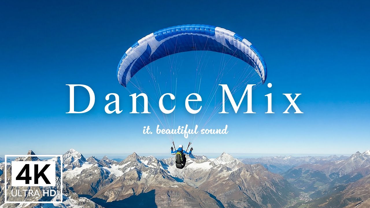[ Music playlist ] Upbeat Music to Boost Your Workflow✨4K Nature Visuals | Drive Music/House Music