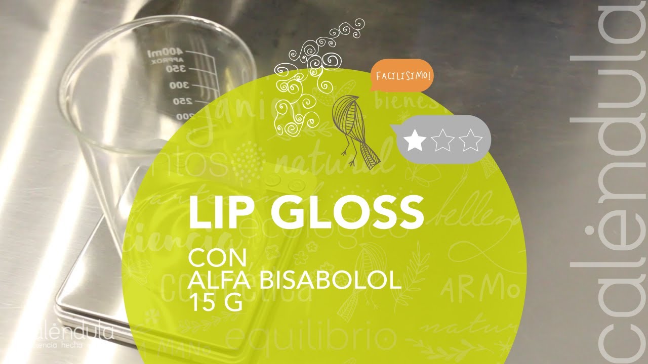 Lip Gloss con Alfa Bisabolol 15 grs