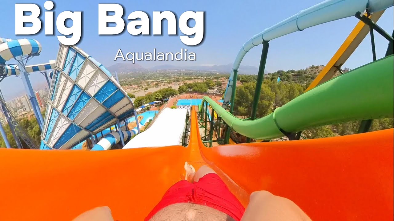 TODOS los Toboganes de BIG BANG en Aqualandia (Onride)