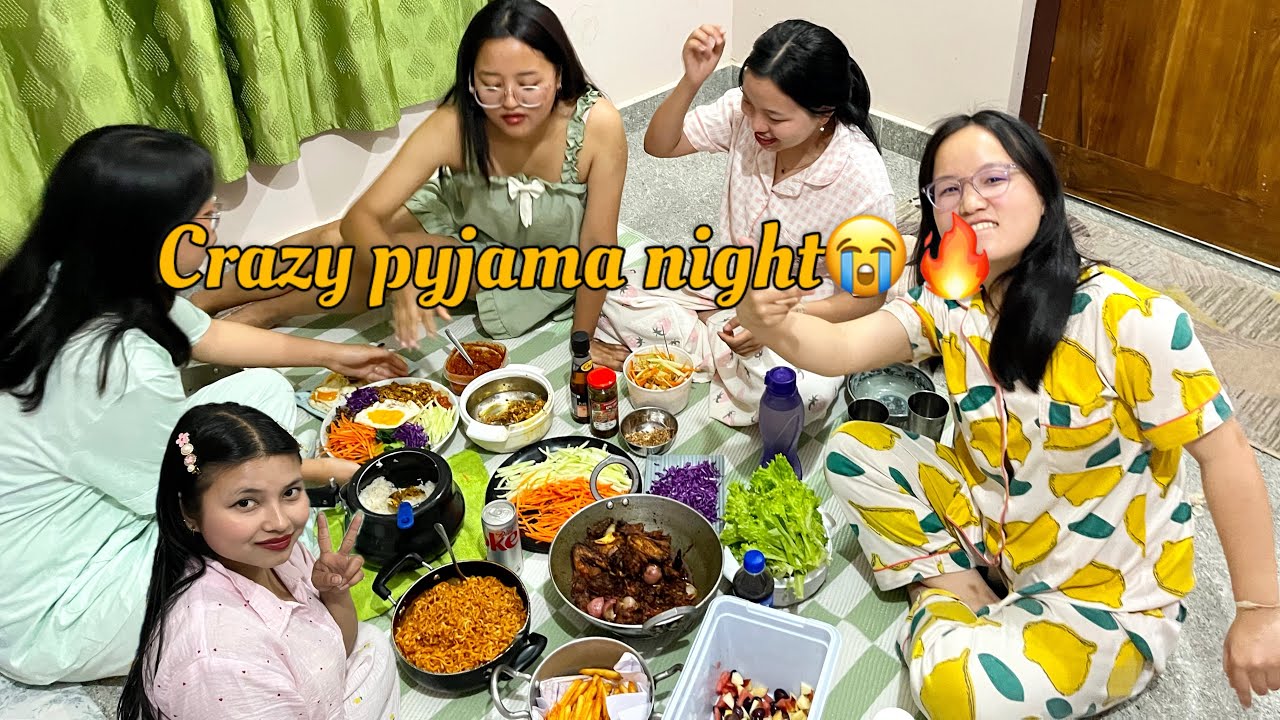 Crazy Pyjama Night 😭🔥 | Cards, Cooking & Chaos