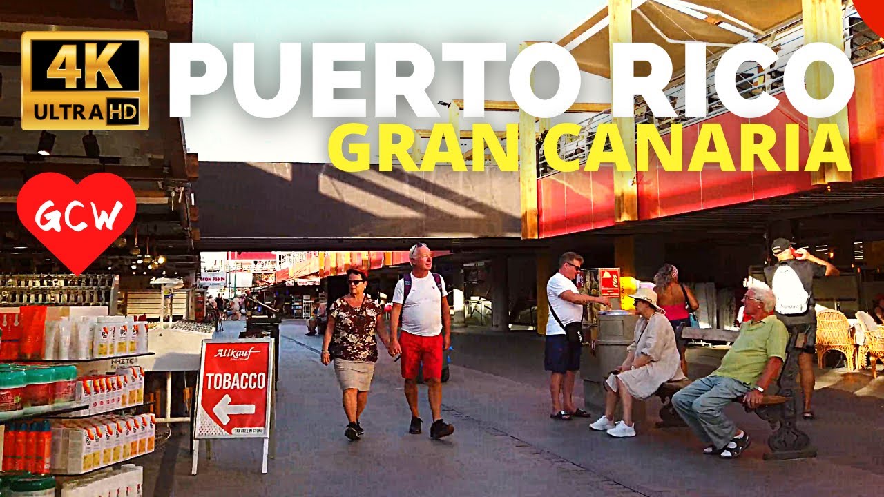Gran Canaria PUERTO RICO Shopping Centre February 2024 🔴Shopping Centre to Terrazamar & SunSuite