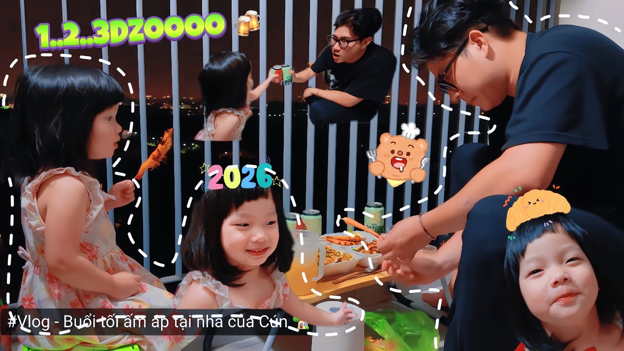 Chúc mừng năm mới với bữa tiệc nhỏ ấm áp 🌾✨🥰, gia đình là số một 💋