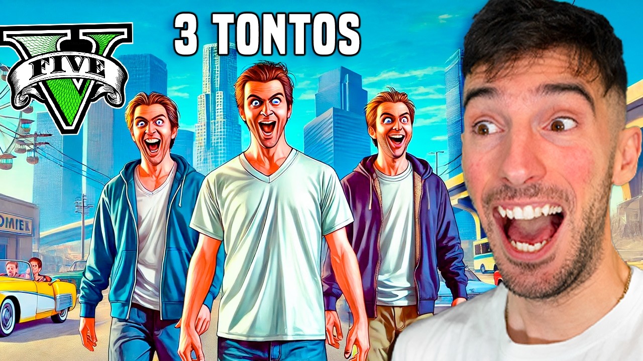 3 TONTOS Y MAKIMAN EN GTA 5 ONLINE !! XDD