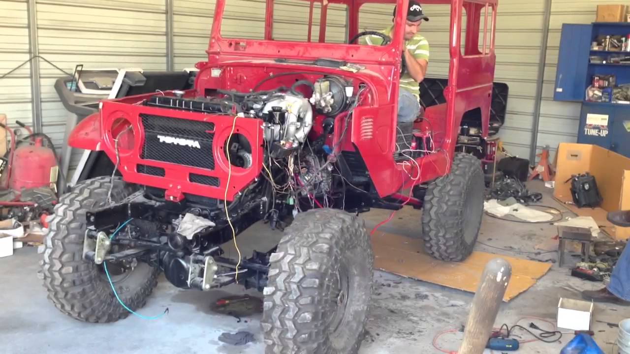 Fj40 4.5L first drive!