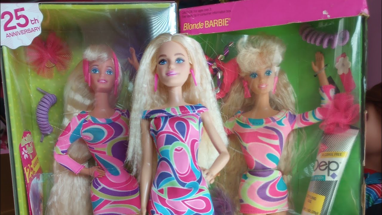 Evolution of  Totally Hair Barbie