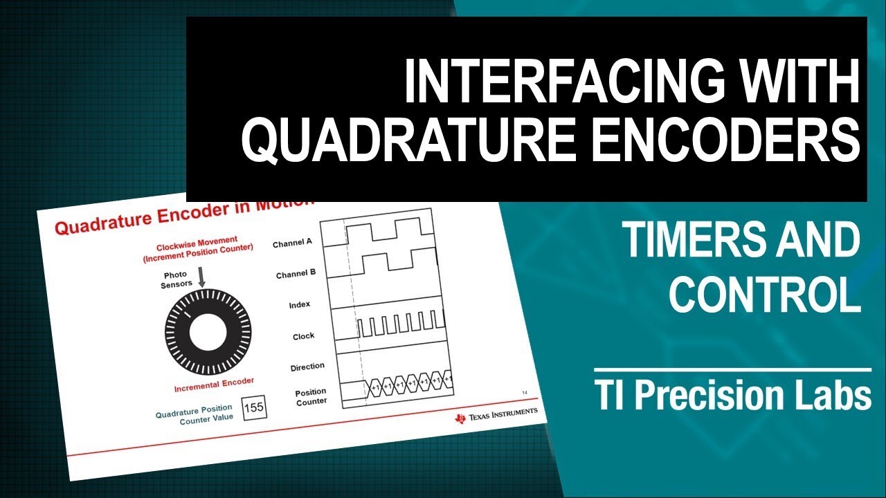 Interfacing with Quadrature Encoders