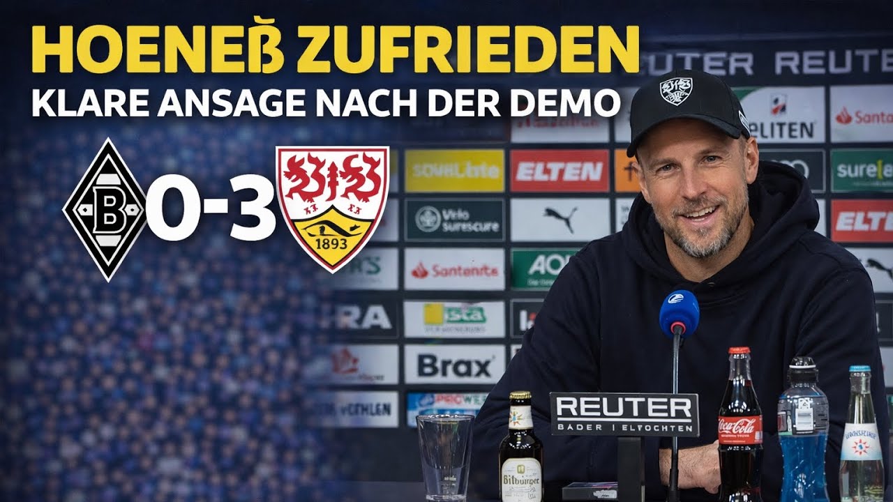 Hoeneß nach dem 0:3 in Gladbach: Souveräner Auftritt und klare Entwicklung