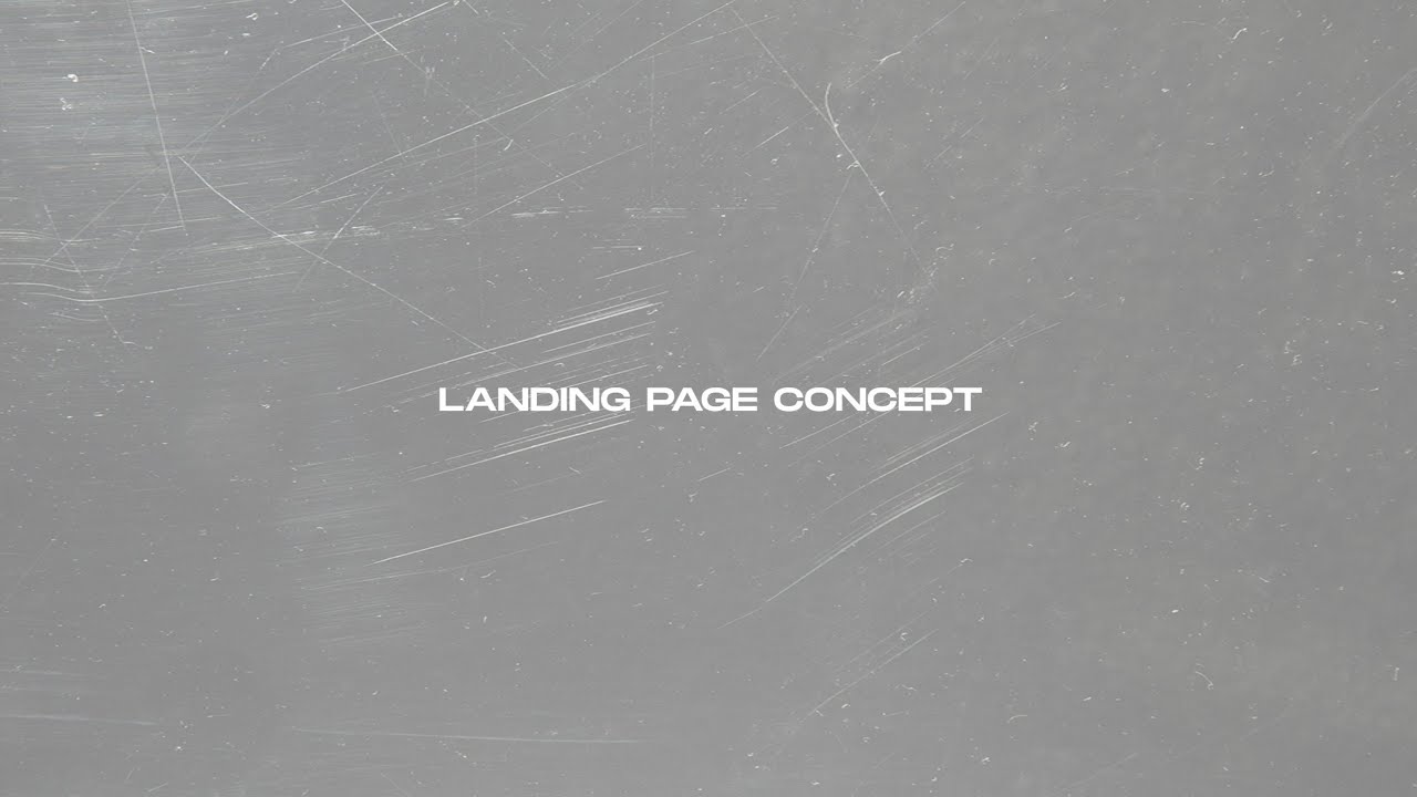 LANDING PAGE CONCEPT | VIDEO COPIED FROM DAFT CREATION