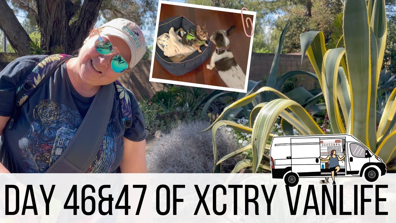 Solo Female Van Life with Dog | Shopping and Gardens Galore  with a Shocking Surprise!