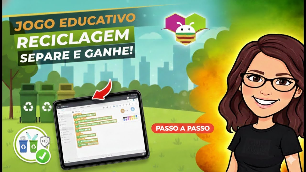Criei um Jogo Educativo de Reciclagem no App Inventor!