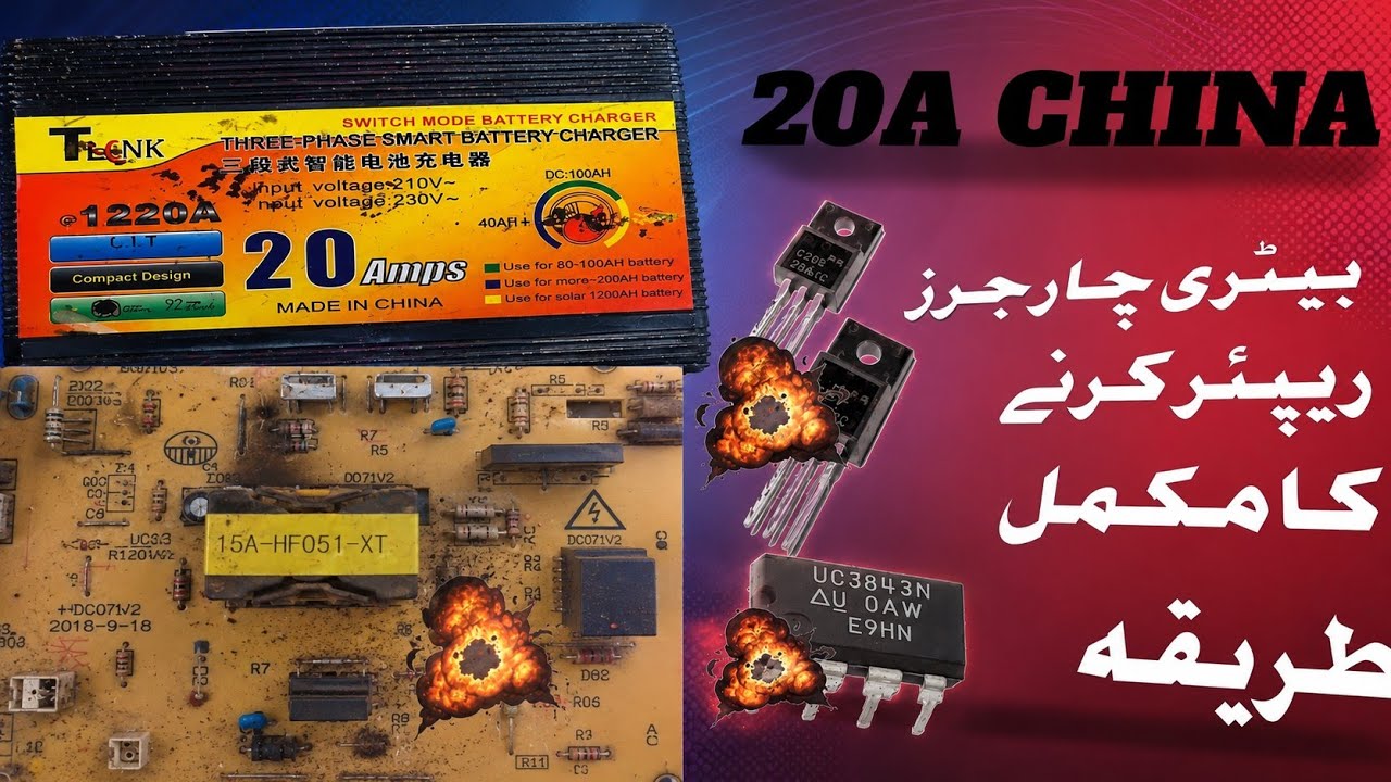 Repairing a Dead 20A Battery Charger — Fast Troubleshooting & Repair,