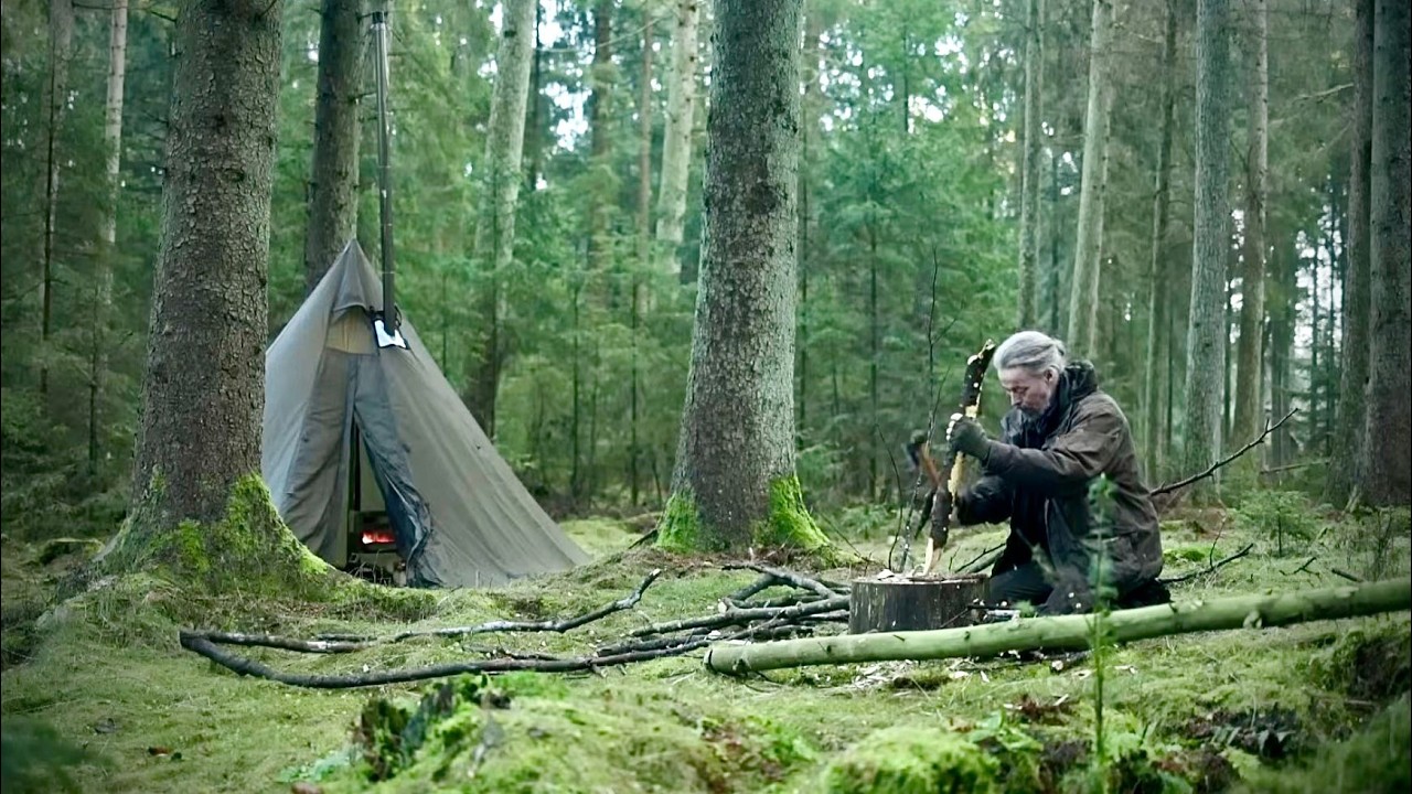 This was our New Year – 3 nights in a hot tent with my dog
