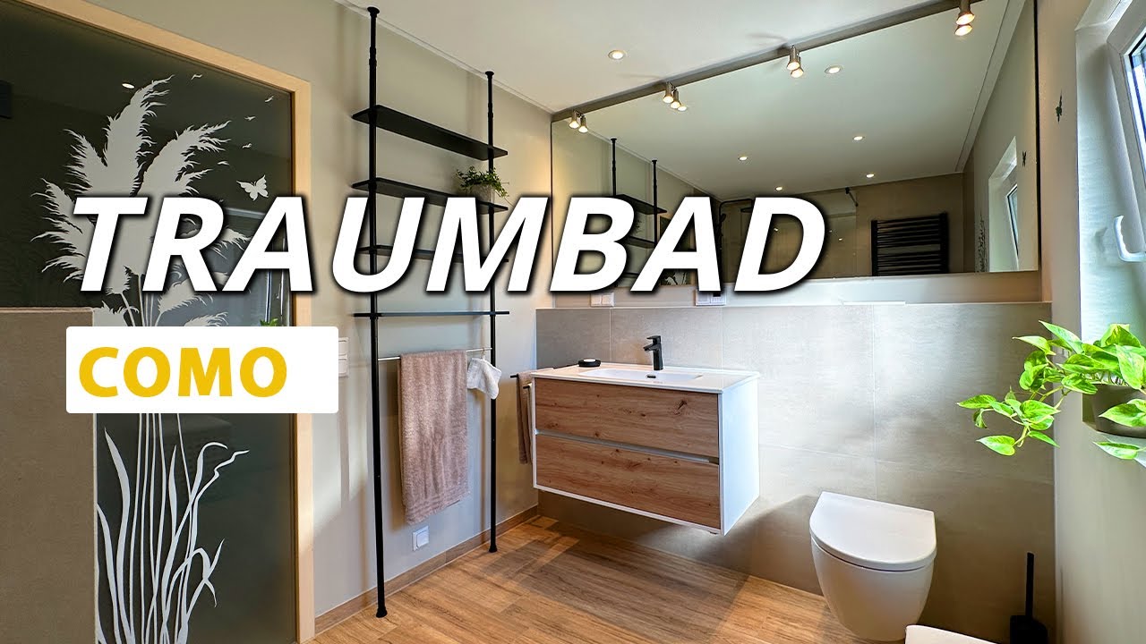Aus alt mach Wow: Offene Dusche & Holzoptik im Traumbad Como 🛁✨ | Genova&Bauer
