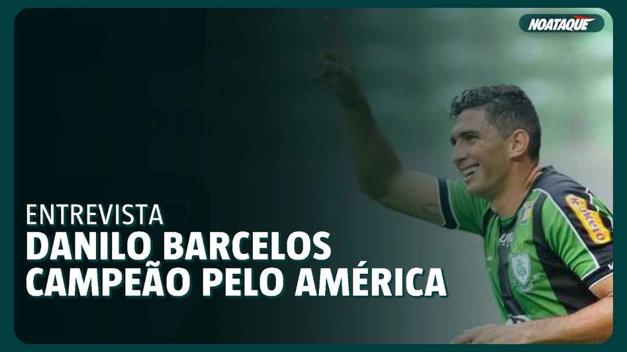 NO ATAQUE COM DANILO BARCELOS, CAMPEÃO MINEIRO PELO AMÉRICA EM 2016