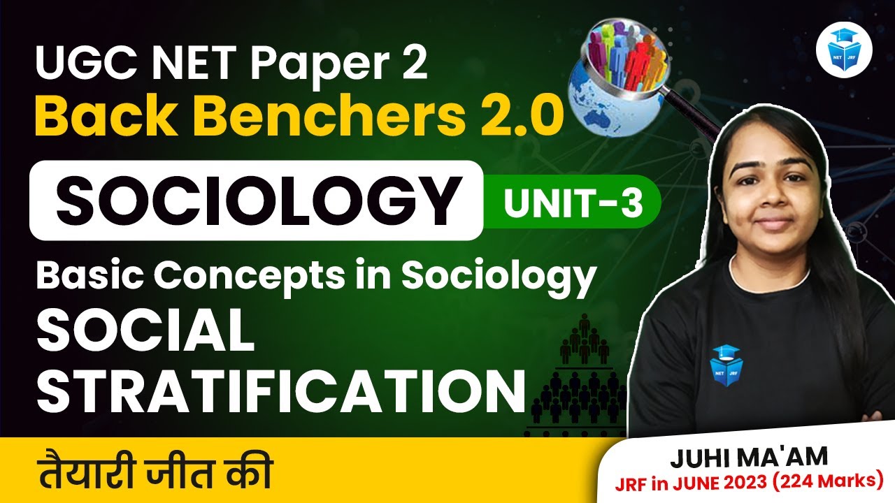 UGC NET Sociology | Social Stratification Basic Concepts | UGC NET Dec 2023 JRFAdda