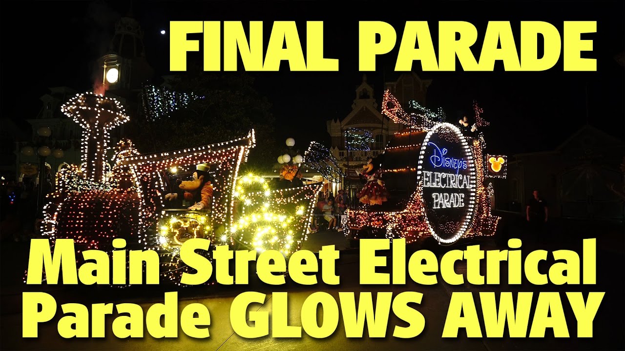 FINAL Main Street Electrical Parade at Magic Kingdom 10/09/16 | Walt Disney World