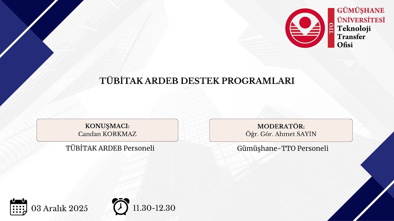 TÜBİTAK ARDEB DESTEK PROGRAMLARI