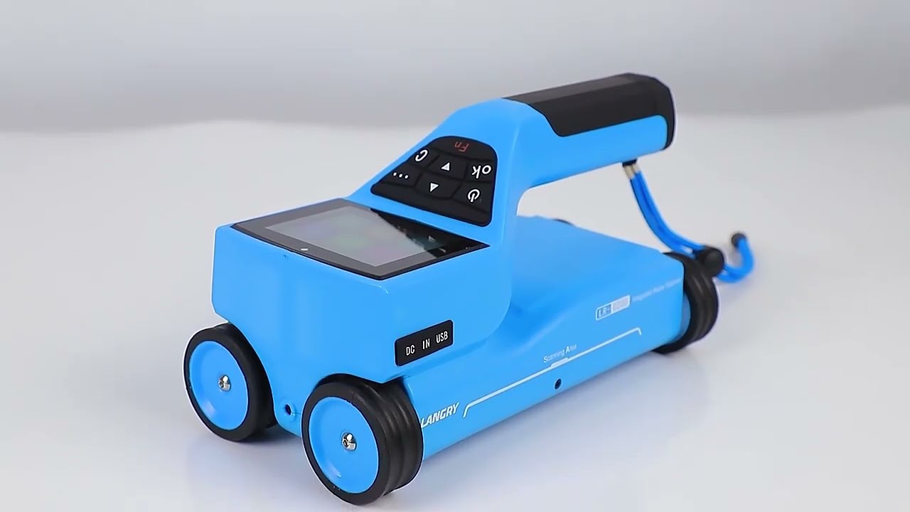 LR G200 rebar scanner Display Overview