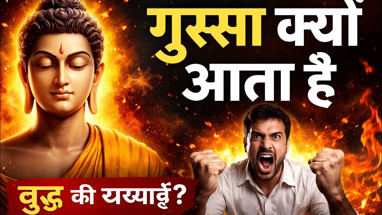 गुस्सा क्यों आता है? | गौतम बुद्ध की सबसे शक्तिशाली शिक्षा | Buddha Motivational Story