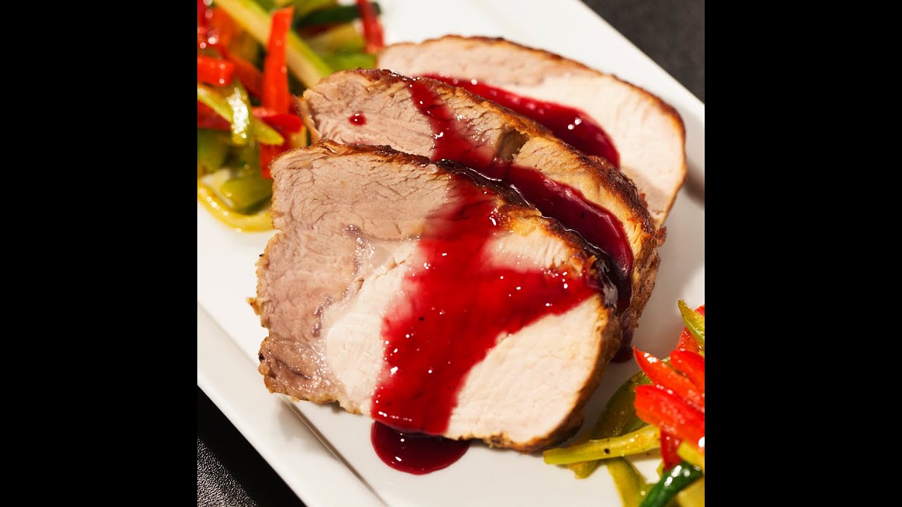 Pork Tenderloin with Berry Sauce