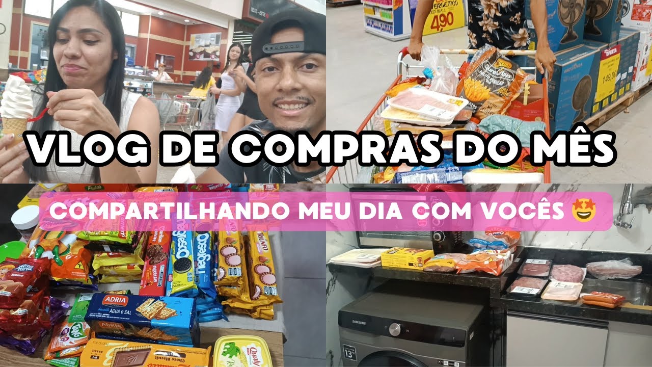 COMPRAS DO MÊS - MERCADO, ECONOMIA E VIDA REAL SEM FILTRO...