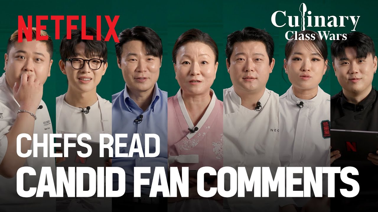 Chefs react to sweet and spicy fan comments. #CulinaryClassWars #PaikJongwon #AnhSungjae