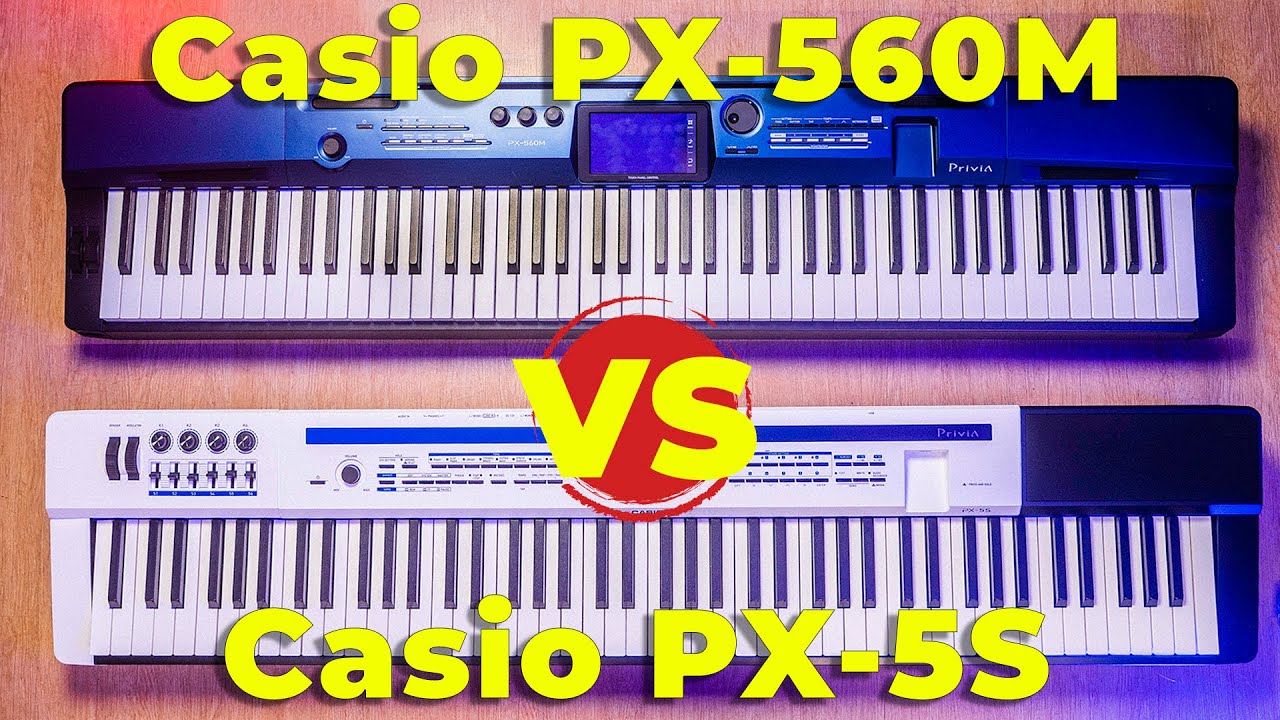 Batalha de Pianos Digitais: Casio PX-5S vs Casio PX-560M - Qual é o melhor ?  | Milo Andreo