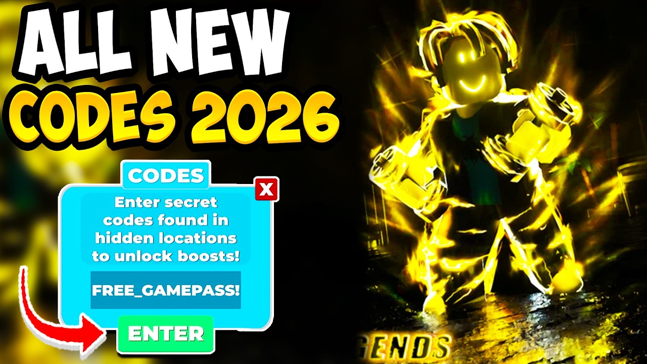 ВСЕ РАБОЧИЕ КОДЫ ДЛЯ MUSCLE LEGENDS ROBLOX &mdash; Все новые коды для Muscle Legends 2026! (ОБНОВЛЕНО)