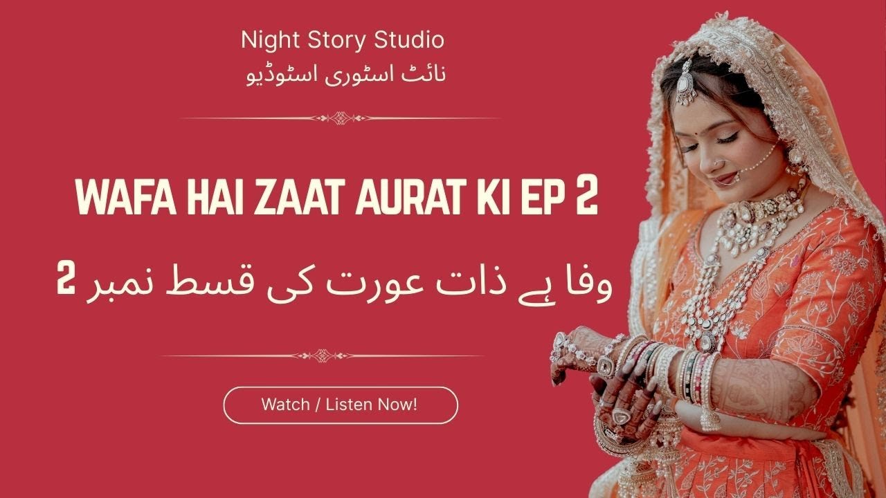 WAFA HAI ZAAT AURAT KI EP 2 Audio Story وفا ہے ذات عورت کی  اردو آڈیو اسٹوری | Real Life Moral Story