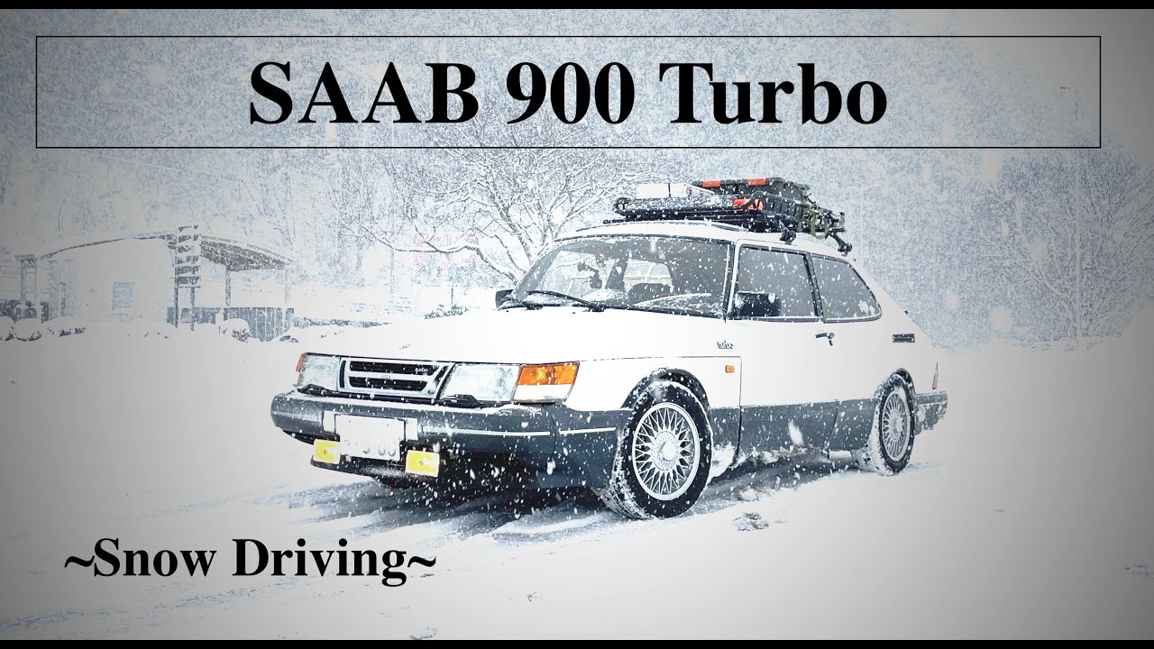 Snow Driving [SAAB 900 turbo]  -Drive My Car- Part 2〜 (HD 1080p)