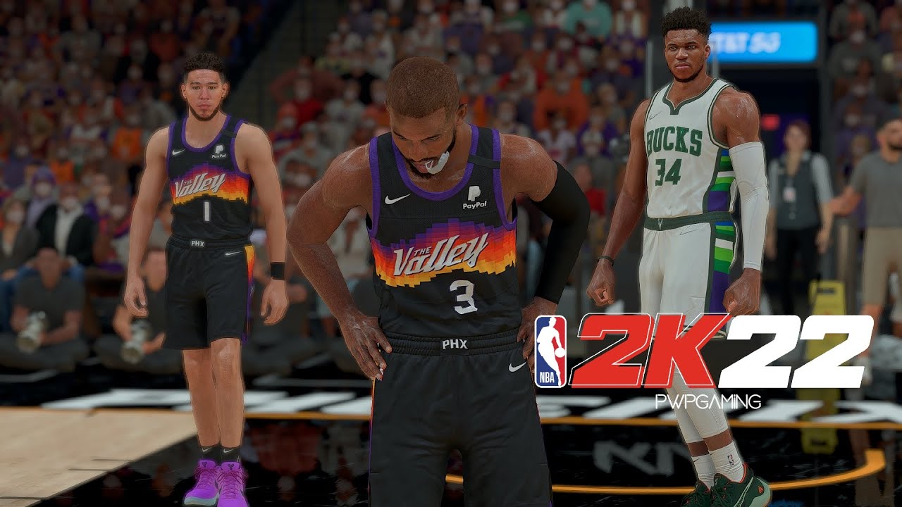 BUCKS at SUNS | NBA Finals Rematch | NBA 2K22 Realism Gameplay | 2021-22 NBA Season