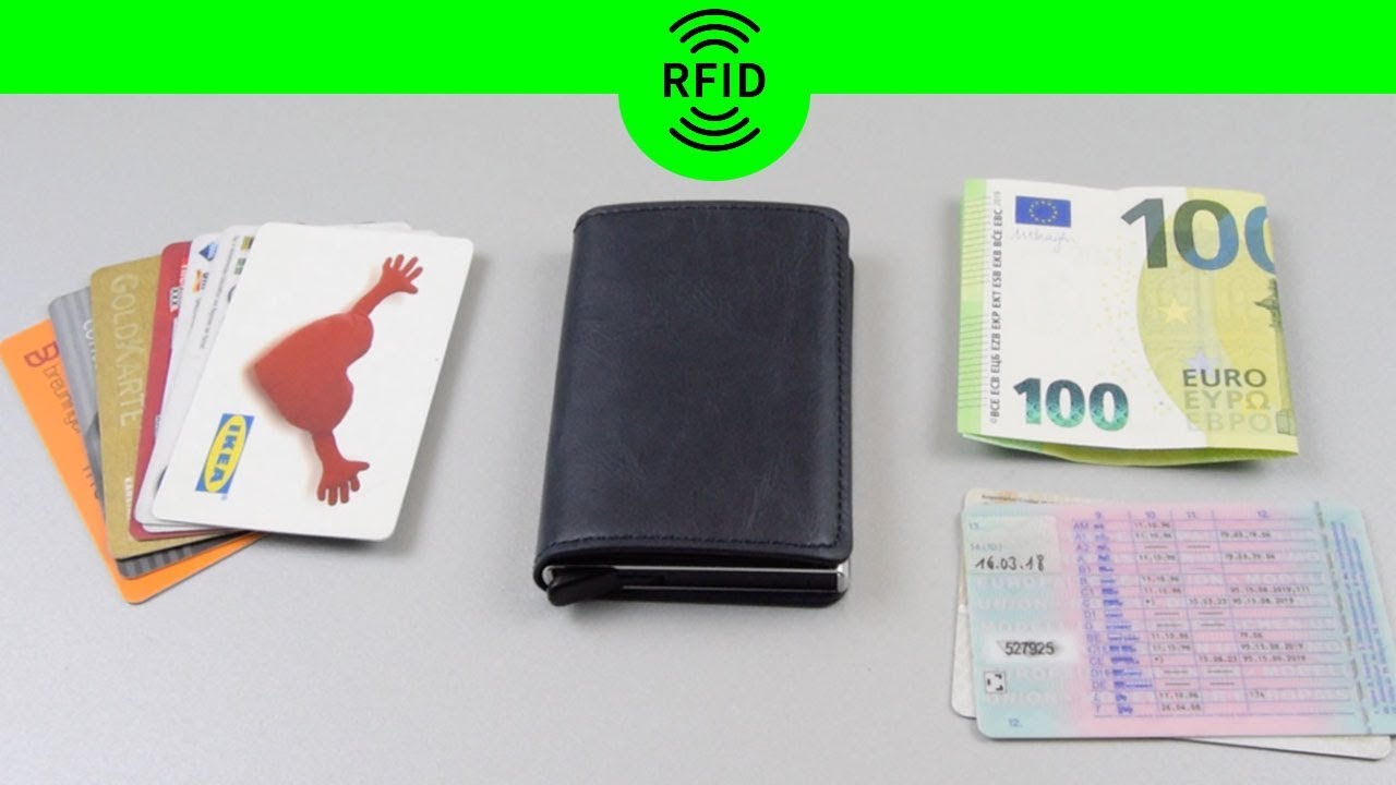 Geldb&ouml;rse kartenetui Case Card RFID Schutz