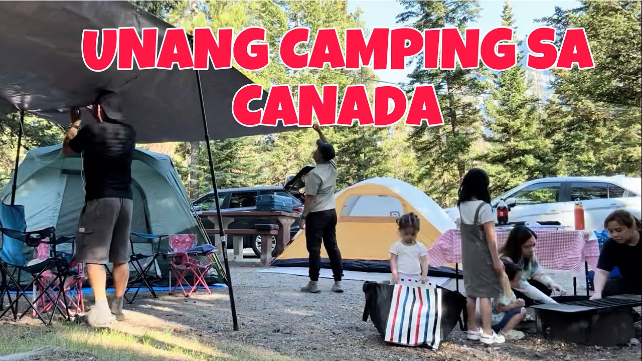 First Camping Banff Tunnel mountain Village - Buhay Canada 🇨🇦