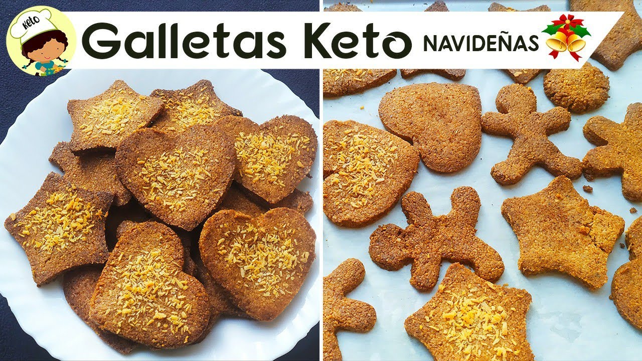 GALLETAS KETO | CETOGENICAS | DE COCO Y ALMENDRA | SIN GLUTEN