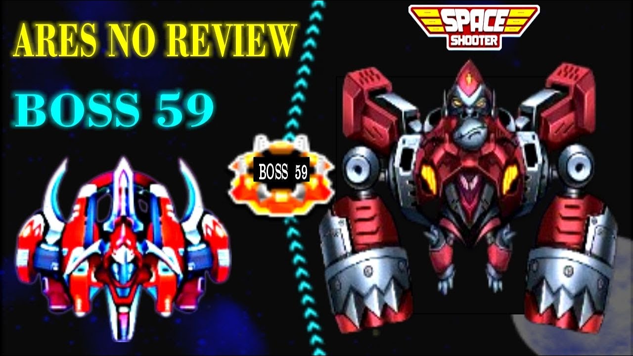 Space Shooter -  Boss 59 ( Ares No revive ) And with Indra For Funny