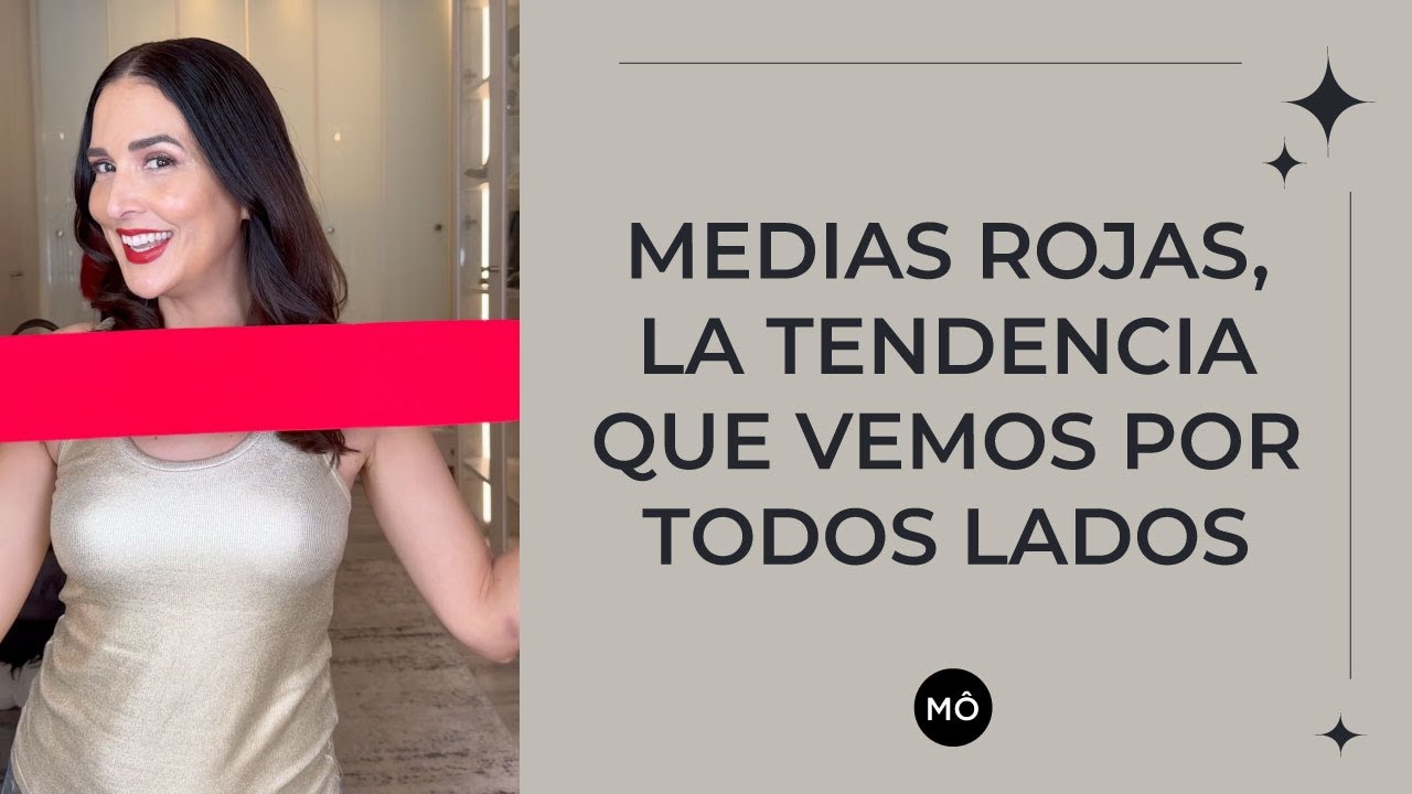MEDIAS ROJAS, LA TENDENCIA QUE VEMOS POR TODOS LADOS ❤️