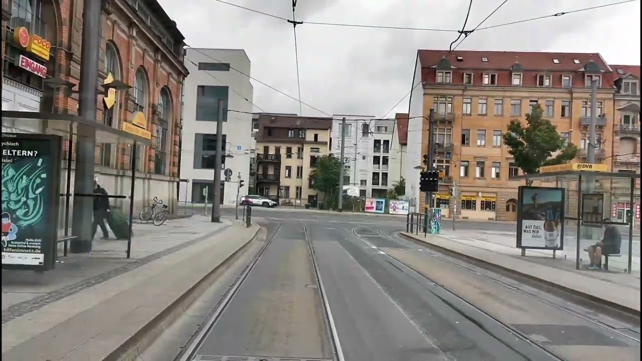 Linie E9 Gorbitz nach Kaditz | Zeitraffer Tram Dresden