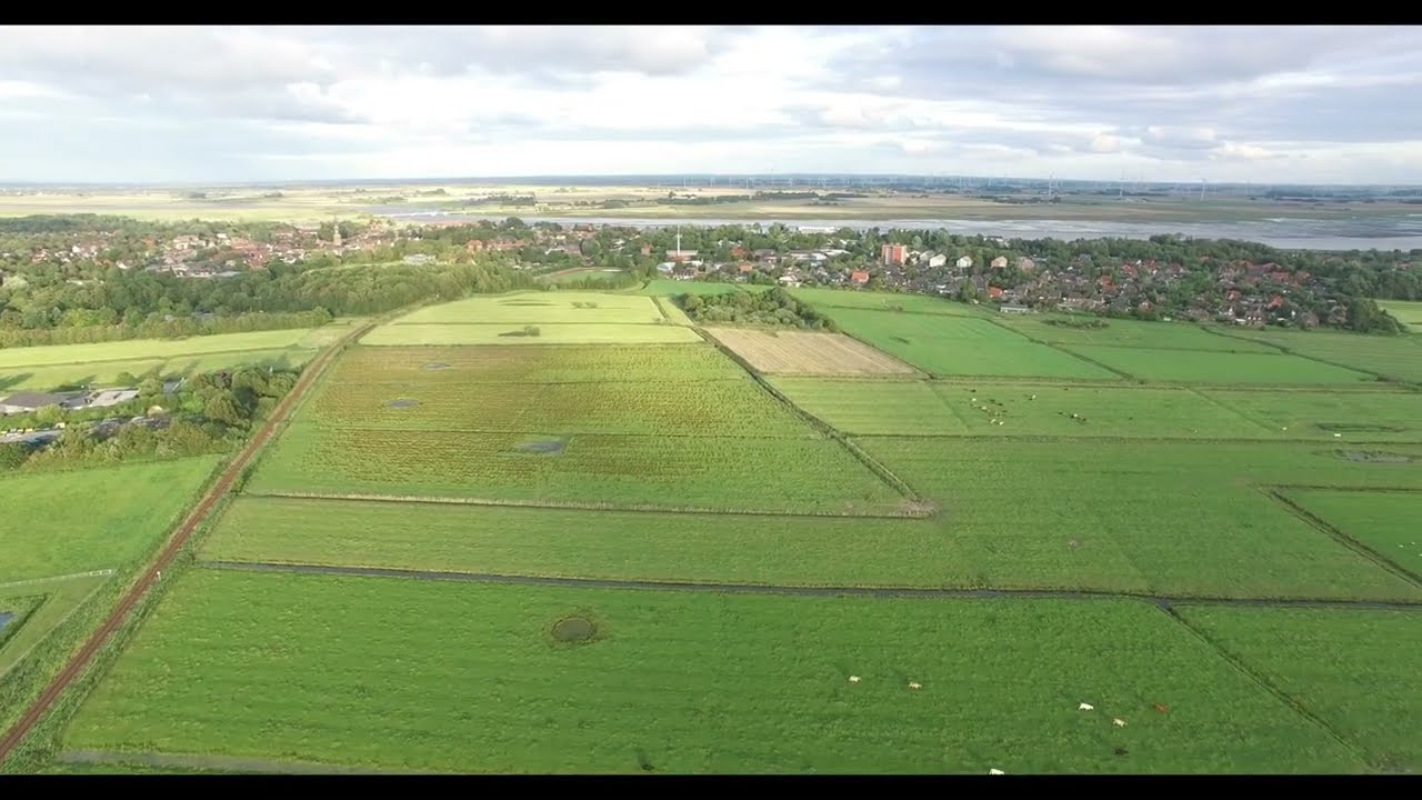 Vogelperspektive von T&ouml;nning