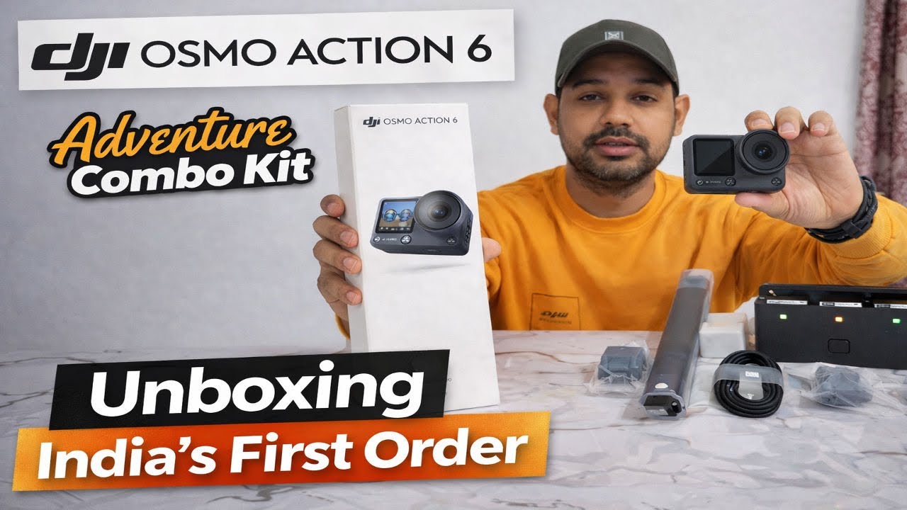 India’s First DJI Osmo Action 6 😍 Unboxing | Action Camera Beast 🔥GoPro se better? GoPro Killer?