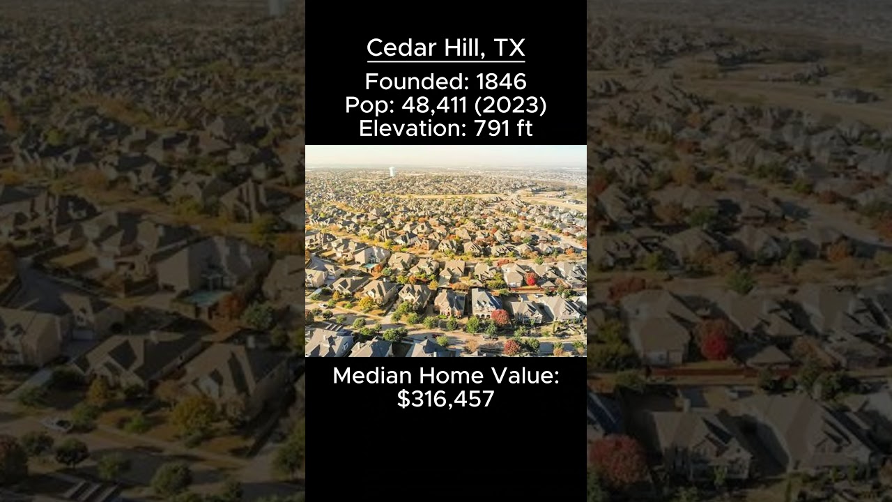 Random US Towns: Cedar Hill, TX #shorts