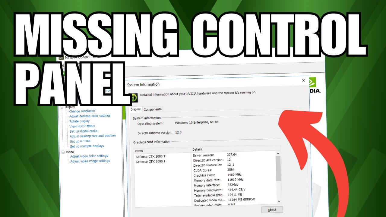 NVIDIA Control Panel Not Showing or Missing (QUICK FIX)