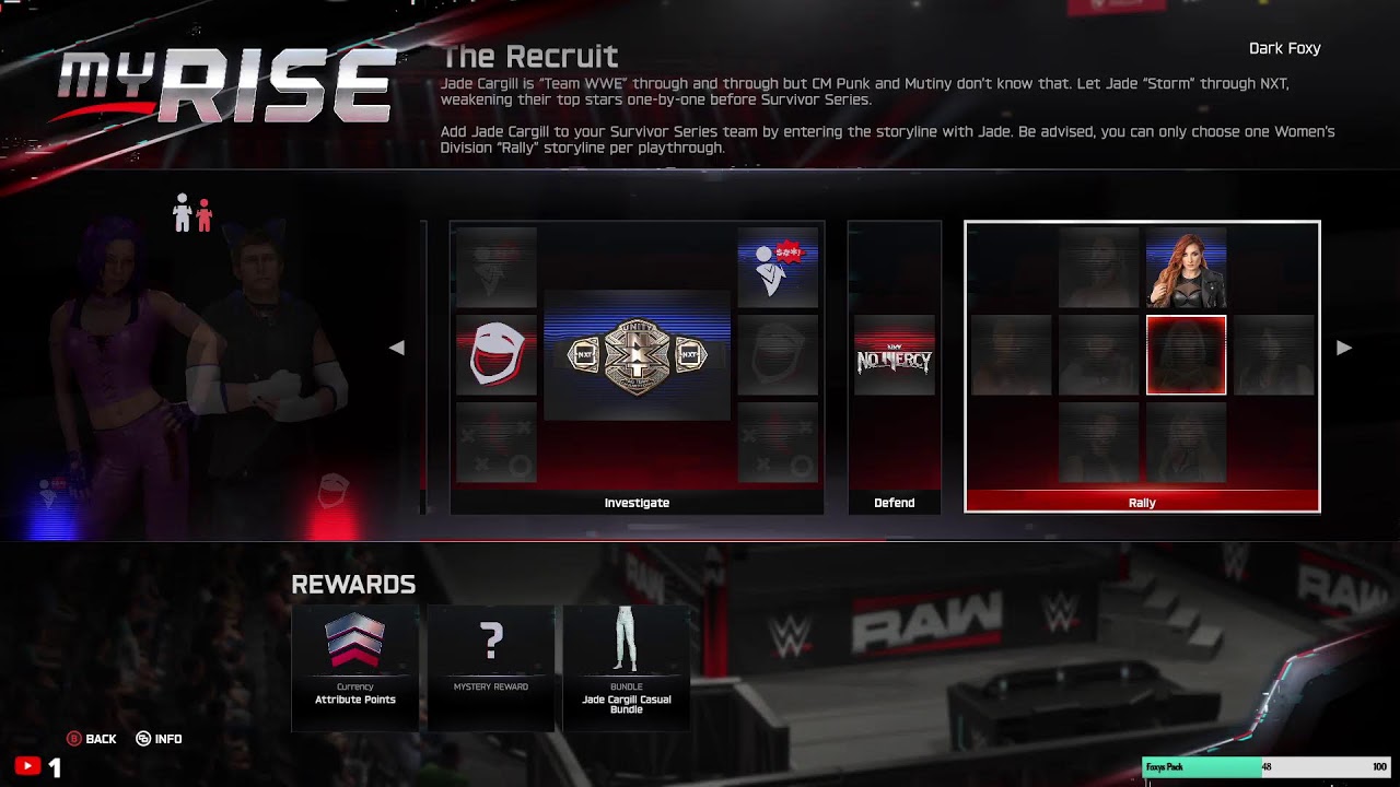 WWE 2k25 Ep3 Myrise Mode Smackdown Side of the Story