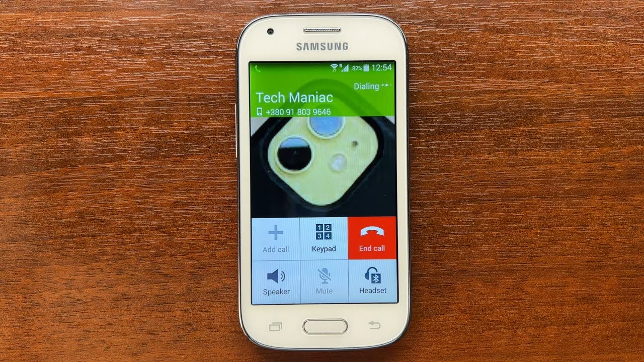 Samsung Galaxy Ace Style Incoming Call Over the Horizon + Outgoing Call (SM-G310HN)