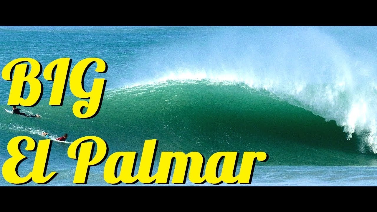 EPIC BIG Waves Surfing at the Beach of El Palmar Cadiz