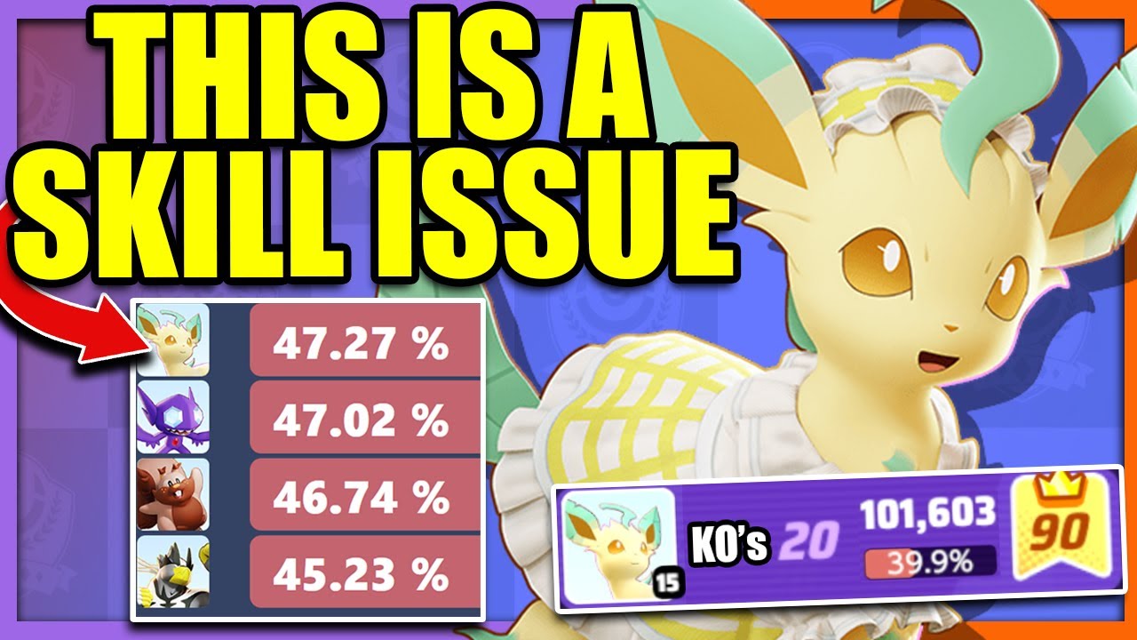 LEAFEON is Proof that the Players are just Terrible | Pokemon Unite