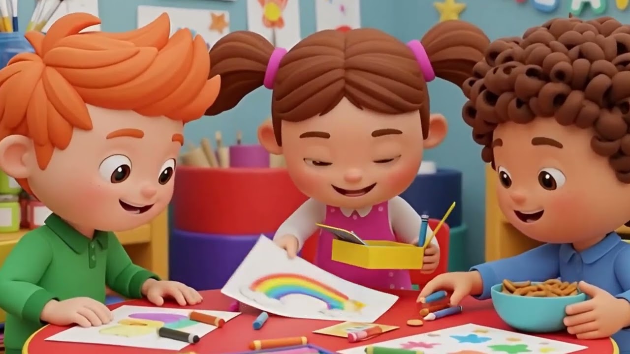 Sharing Is Caring Song for Kids | Good Manners Song, Kindness Rhyme, Baby Songs & Kids Music 🤝