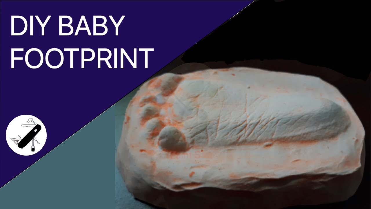 Making Baby Footprint Molds out of Plaster