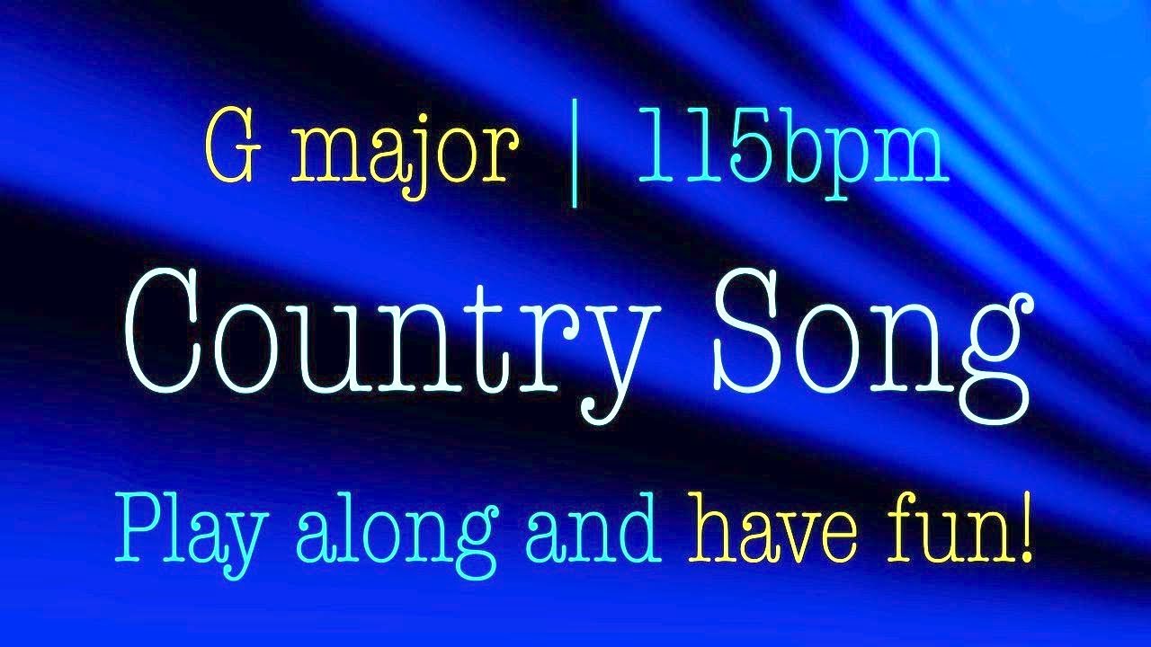 Country Song in G major, country backing track for Guitar, 115bpm. Play along and enjoy!