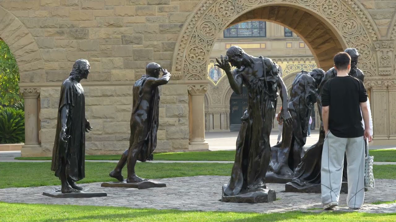 [ 모데라토 뷰 ] Stanford original cast of Auguste Rodin’s world-renowned sculpture , 로댕 조각, Travel Vlog