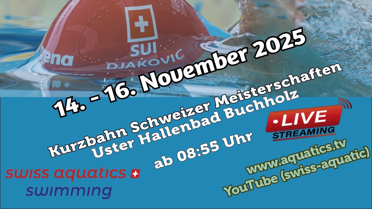 1. Tag Finall&auml;ufe Kurzbahn - Schweizermeisterschaft Uster 2025